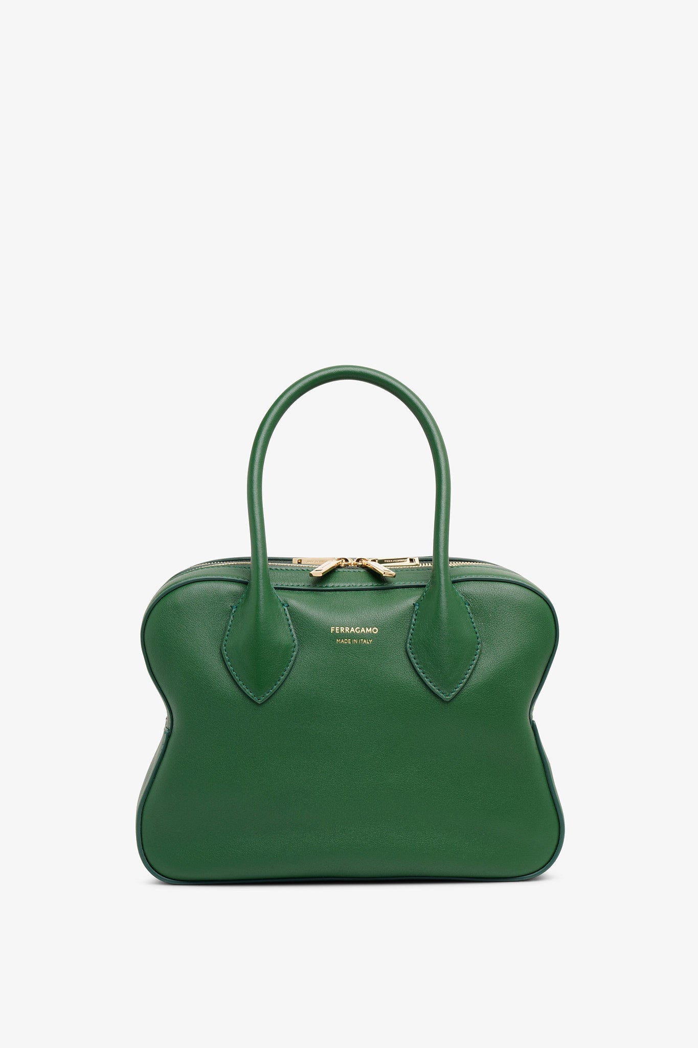 Star small green tote bag