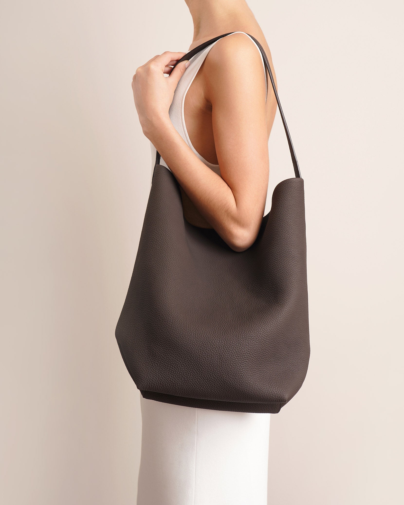 N/S brown park tote bag