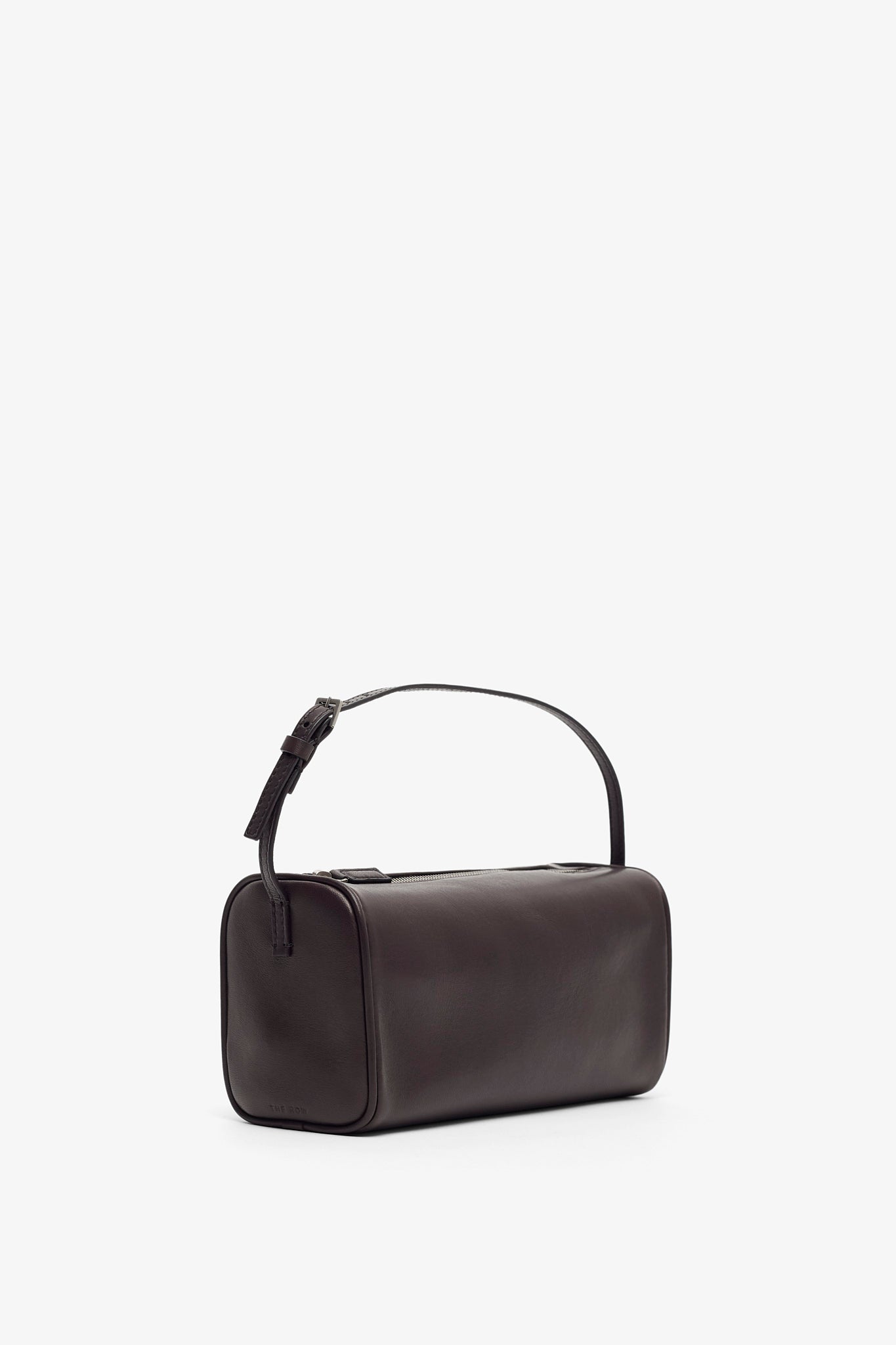90s dark grey nappa leather bag