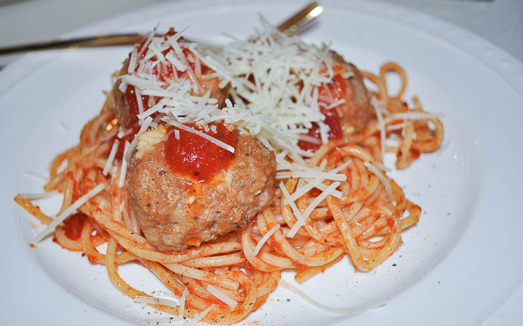 spaghetti with turkey meatballs