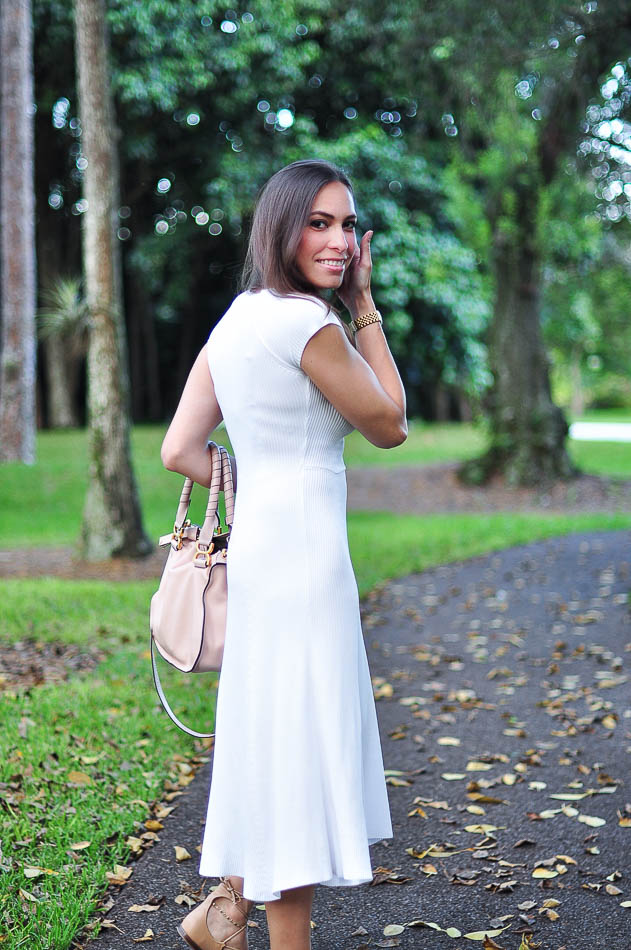 Best Luxury Designers Handbags in Zara white midi dress