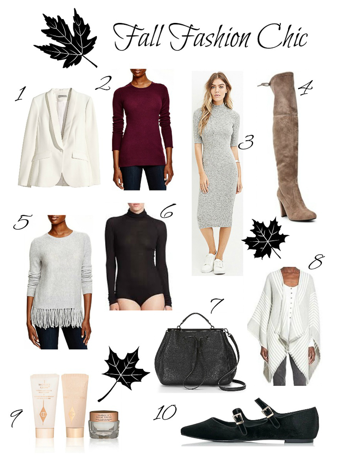 Fall Fashion Under $150: Collage of fall transitional wardrobe