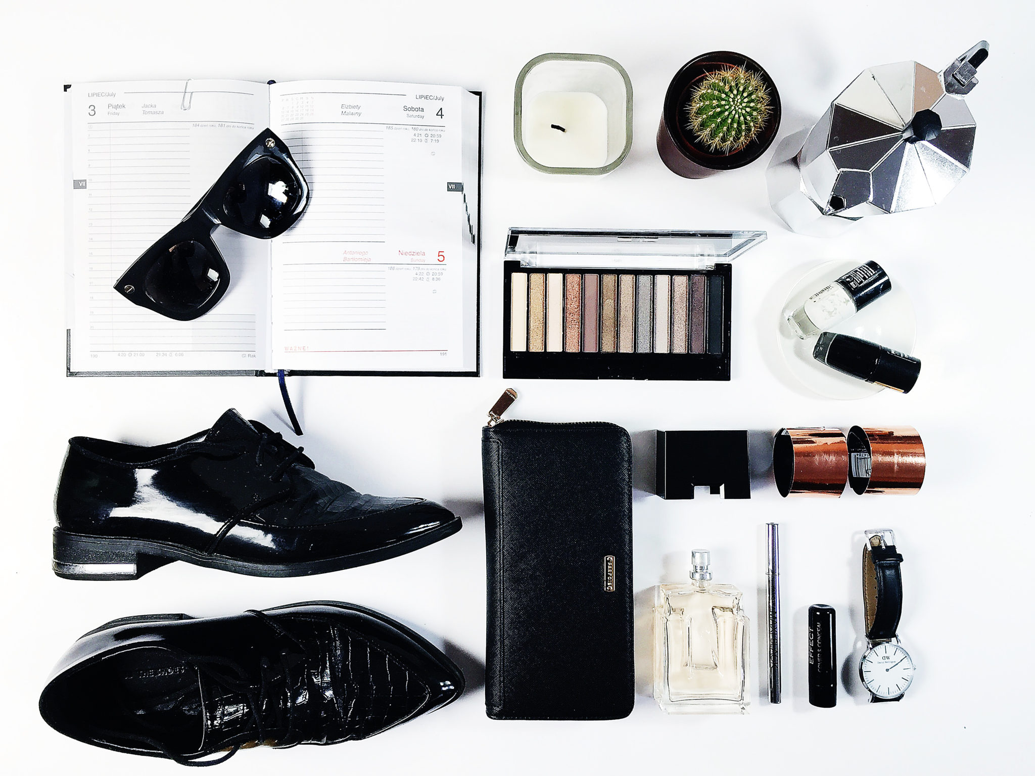 flat lay of Fashion headlines