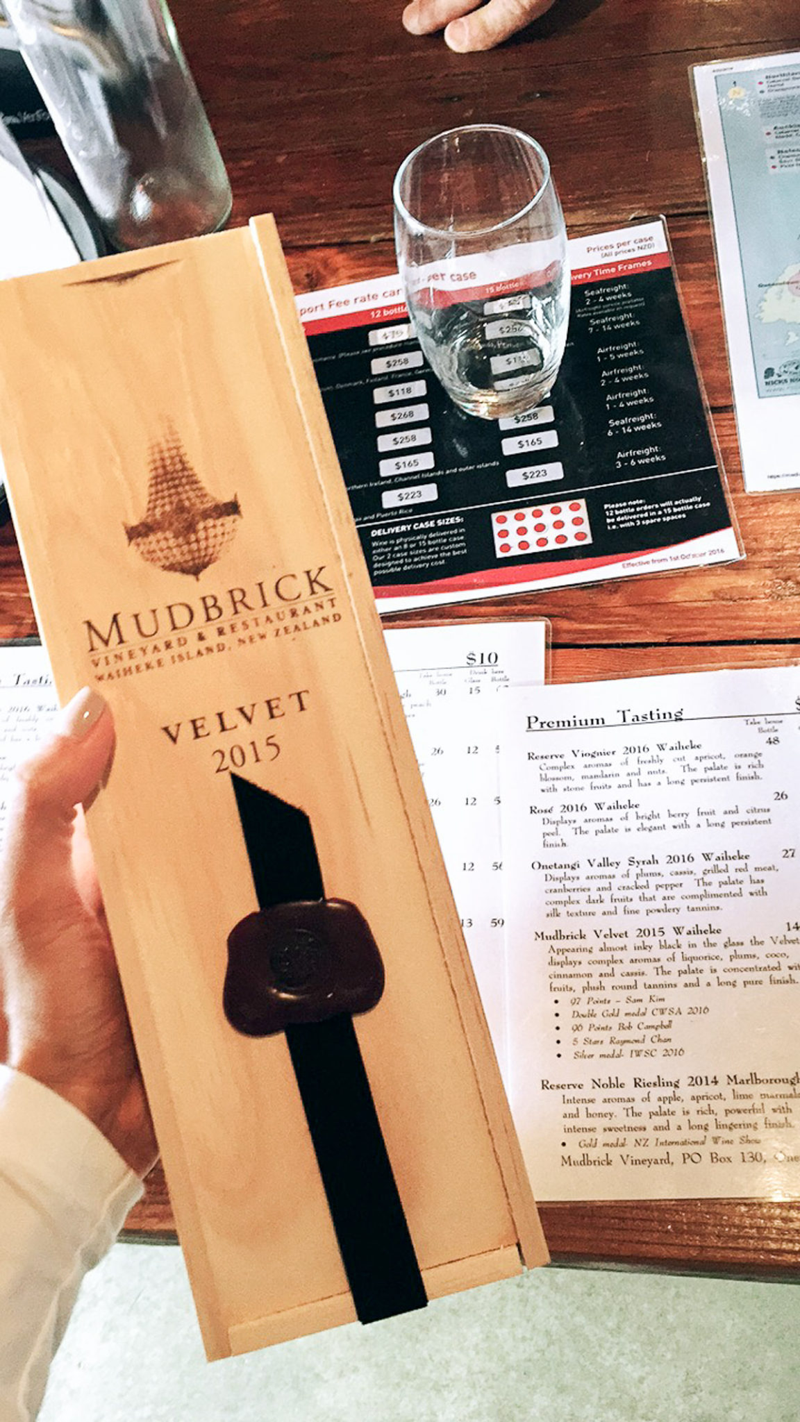 Blogger Amanda from Best Luxury Designers Handbags visits Mudbrick Restaurant and Winery and shares the best Waiheke Island wineries
