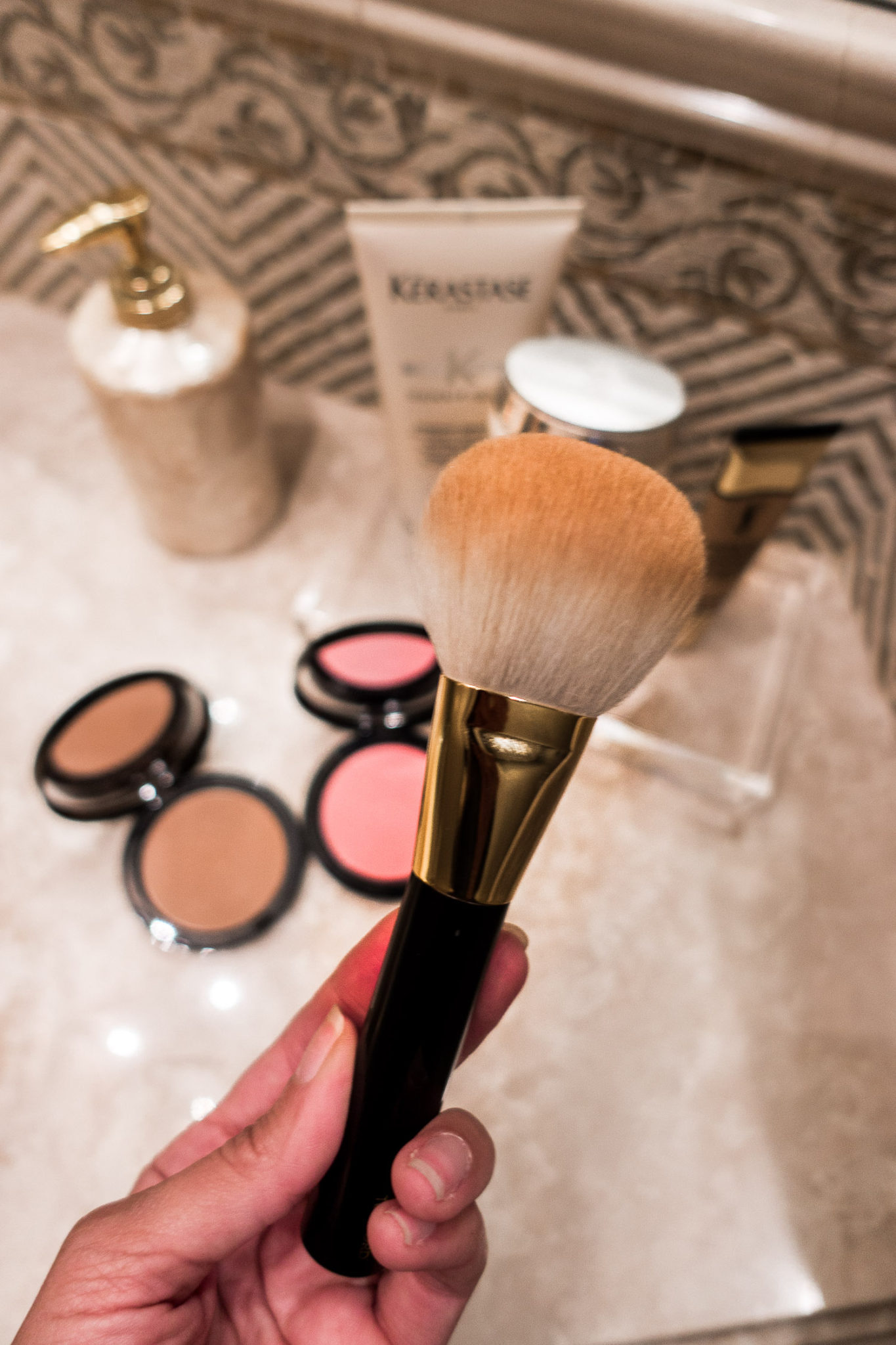 Tom Ford bronzer brush review by Amanda of Best Luxury Designers Handbags for her July beauty faves