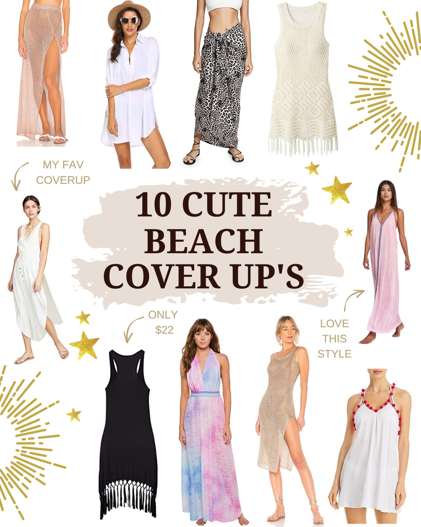 Summer Style: 10 Cute Beach Cover Ups to Wear featured by top FL fashion blogger, Best Luxury Designers Handbags