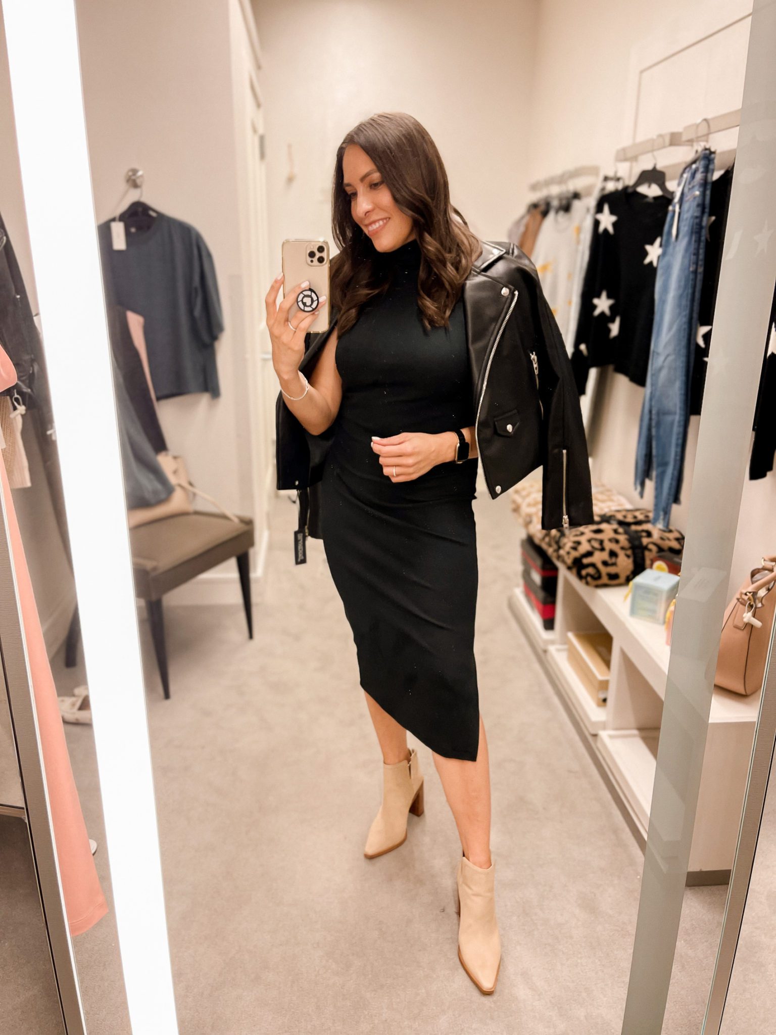 Blank NYC Faux Leather Moto Jacket