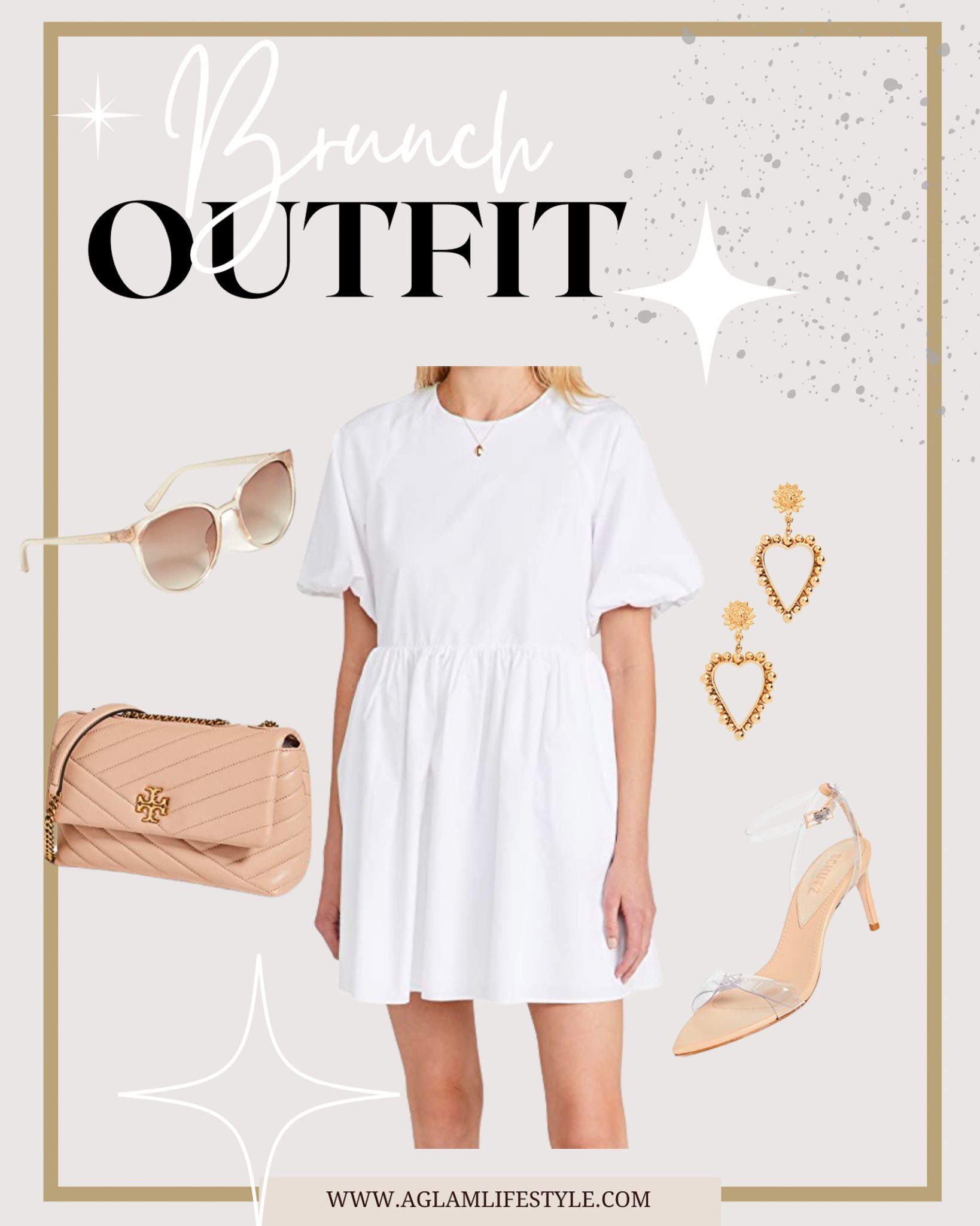 Easy Brunch Outfit - Classic White Dress